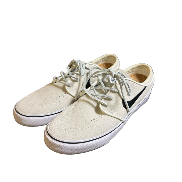 Nike SB Stefan Janoski Summit White Suede Skate Shoes Low Top Cork Insole Mens 7